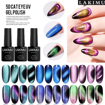 

8ml Magic Chameleon 9D Galaxy Cat's Eye Nail Varnish Cat Eye Nail Art Manicure Galaxy Starry Magnetic set Multicolor Gel Polish