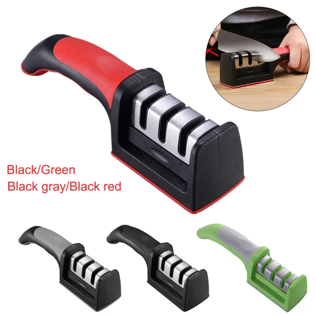 Aiguiseur Couteaux Professionnel, 4-en-1 Aiguiseur De Cuisine Affuteur  Couteau Et Ciseaux, Knife Sharpener Avec Gomme Antidrapante Pour Couteaux  En In