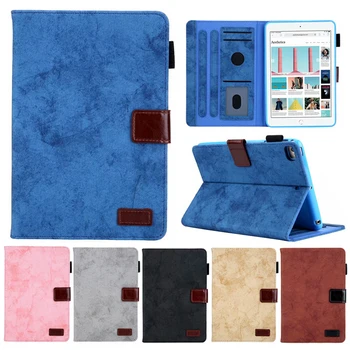 

Case For Samsung Galaxy Tab A 8.0 inch 2019 S Pen SM-P200 SM-P205 Cover Coque luxury Denim leather Card slot Tablets soft Case