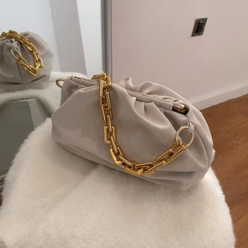 

Casual Handle Bag for Women Ins Pleated Cloud Bags Fashion Armpit Packge All-match Shoulder Bag French Small Handbags Girl Totes