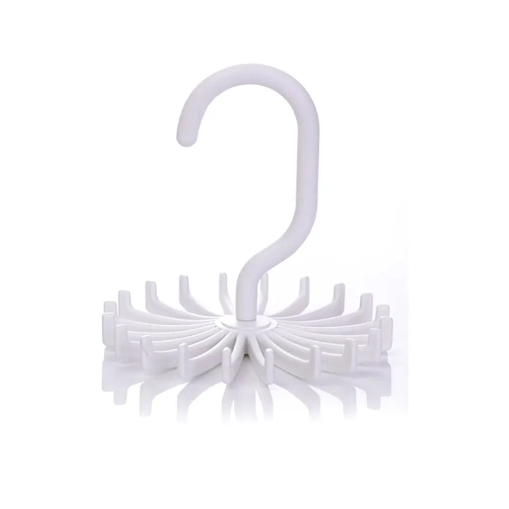 

Plastic Tie Rack 360 Degree Rotating Rack Closet Organizer Garment Suit