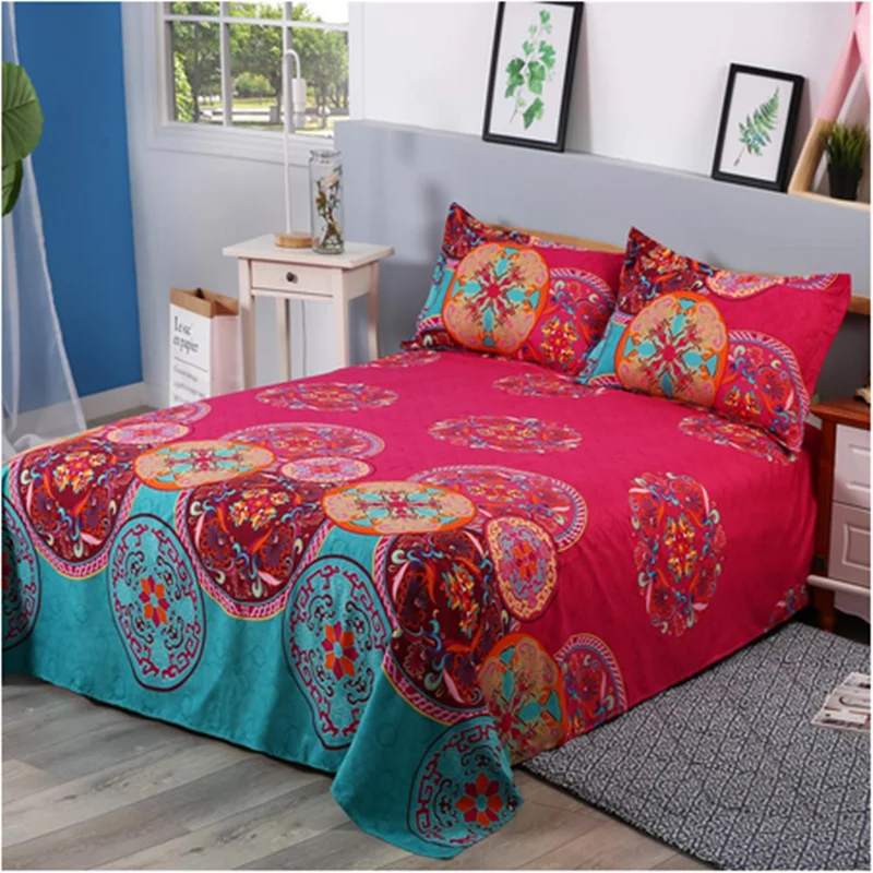 Wholesale Bohemian elephant bedspreads hot 3d flat mandala printed sheets pillowcases | Дом и сад