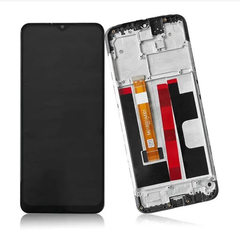 Test AAA LCD For Oppo A31 2020 CPH2015 For Oppo A8 LCD Display Touch Screen Digitizer Assembly Replacement With Frame 6.5 Inch