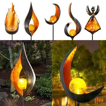 

Solar Light Outdoors LED Simulate Flame Light Solar Light Waterproof Outdoor Outdoor Yard Garden Lamps