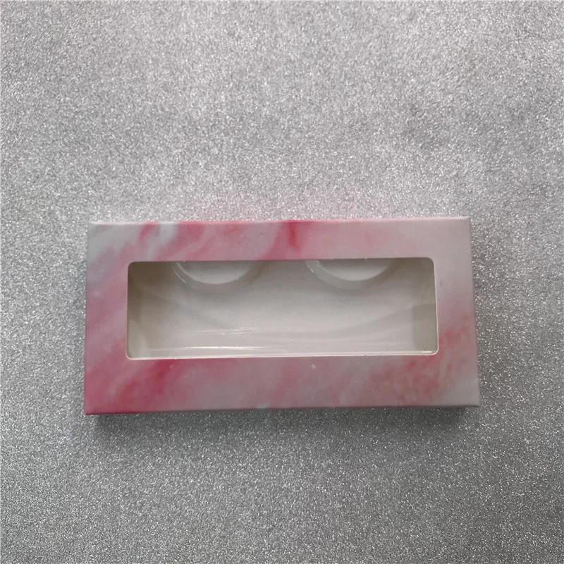 Coloridos da Caixa do Chicote de Papel Empacotam com Caixa Branca do Chicote do Chocolate da Bandeja Cílios Vazios Que 5 de papel que empacotam com caixa branca