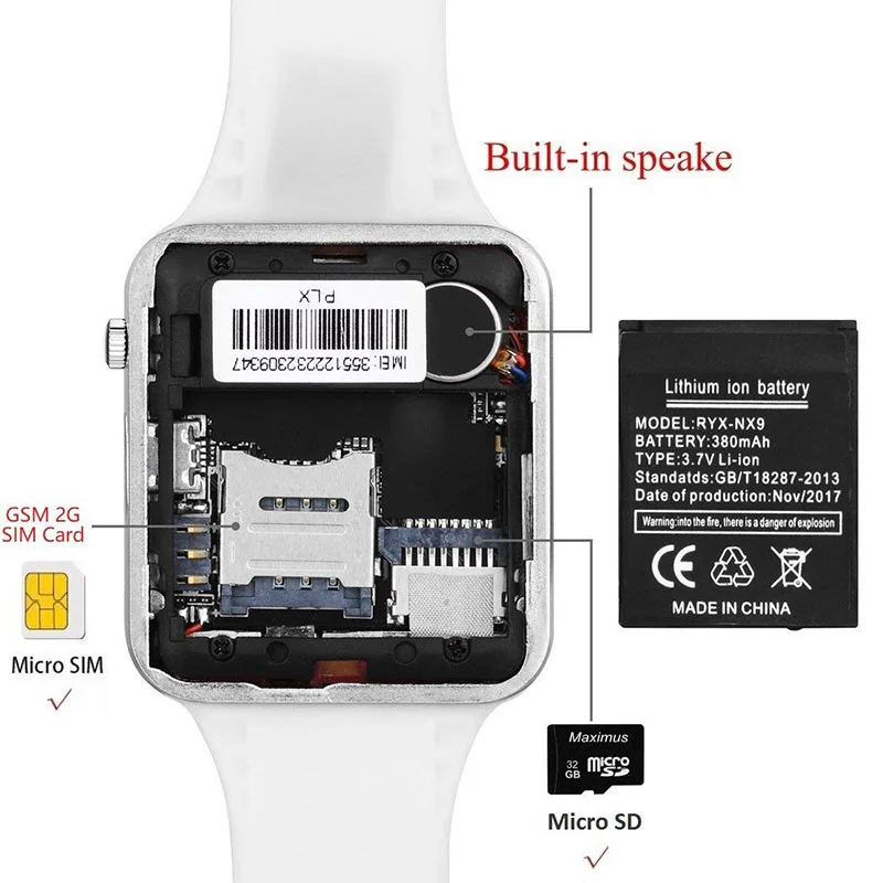 A1 наручные часы Bluetooth Смарт часы Спорт Шагомер с сим-камерой Smartwatch для Android смартфон Россия T15 PK DZ09 GT08 X6