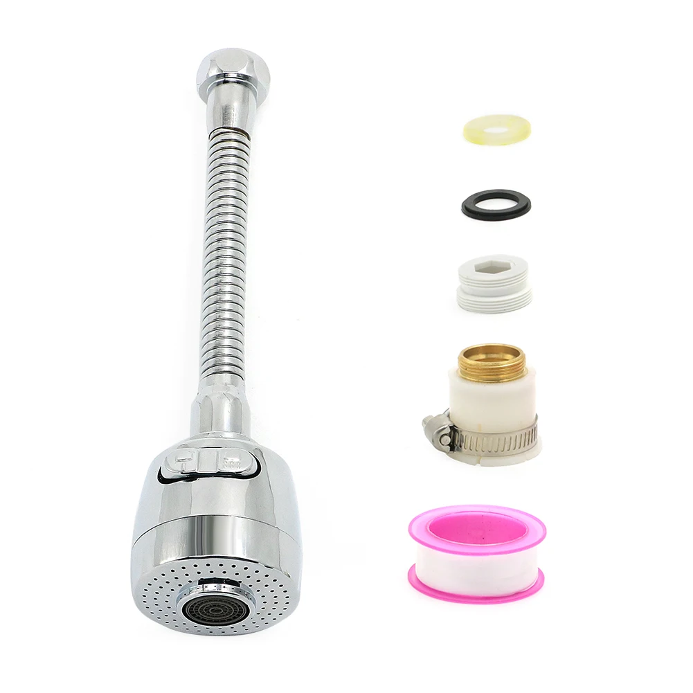 A SET High Quality Kitchen Bathroom Sink Faucet for Single Handle Pull Down Sprayer Brushed Cold Hot Mixer Bubbler - Цвет: A SET