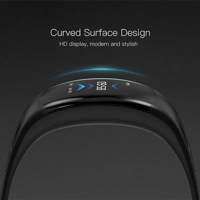 Смарт-браслет DM11 3D Dynamic UI фитнес-трекер Браслет монитор сердечного ритма браслет IP68 Водонепроницаемый для iOS Android(черный серый