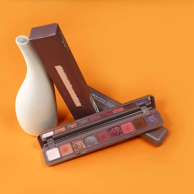 

9-Color Eyeshadow Shimmering Powder Pearly Lustre Waterproof Keyboard Eyeshadow Cosmetics