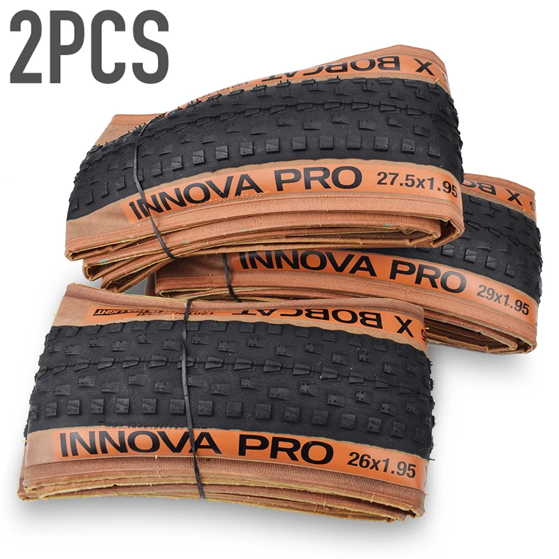 INNOVA neumáticos ultraligeros para bicicleta de montaña, llantas para de montaña, 26x1,95, 29x1,95, 120TPI 26er, color negro/amarillo, 2 de bicicleta| AliExpress
