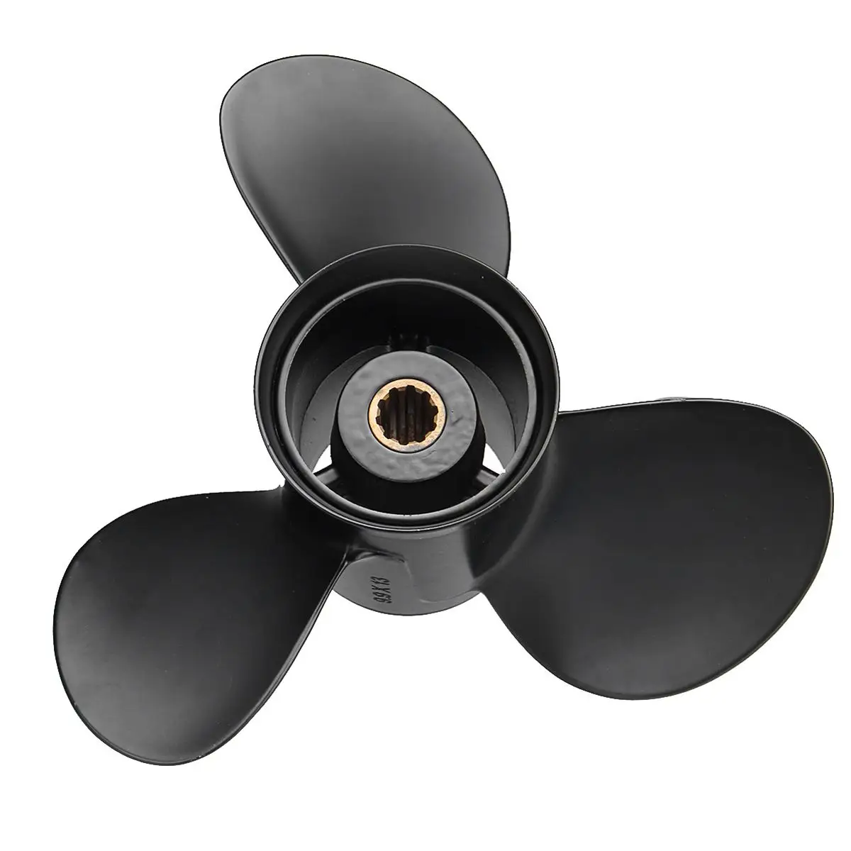 

Boat Outboard Propeller 9.9 x 13 For Mercury Engine 25-30HP 48-19640A40 Aluminium Alloy Marine Propeller 10 Spline Tooth