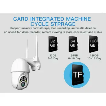 

Outdoor Waterproof WiFi 1080P HD Security IP IR Camera 360 Degree Rotary Infrared Night Vision Surveillance Camera with 10 Light