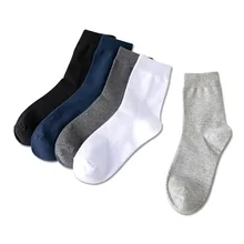 ZARE Men's Cotton Socks New Style Black Business Men Socks Soft Breathable Summer Winter for Male Plus Size A1 C39