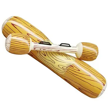 

Inflatable water on the touch wood swimming ring game play floating row blow stick thickening durable mount
