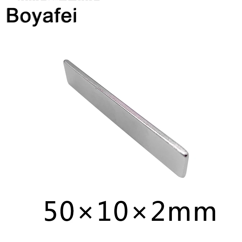 

30/60/90 pcs Neodymium Magnet 50x10x2mm Rare Earth Rectangle for Craftings School Projects and Magnetic Therapy 50*10*2mm