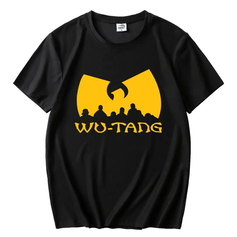Best Fashion Men's Wu Tang Clan Sweatshirt Rap Music Casual Print T shirt Hip Hop music band Short sleeve. | Мужская одежда