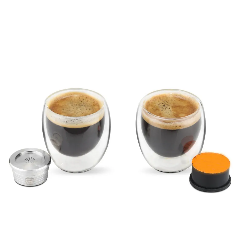 Многоразовые кофейные капсулы из нержавеющей стали фильтр для Delta Q NDIQ7323 кофейная посуда аксессуар с ложкой и щеткой