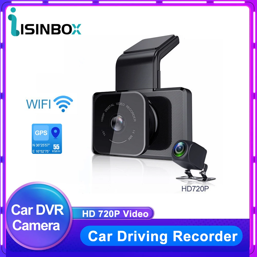 3-дюймовый Широкий формат Двухъядерный Intel HD 720P Камера Запись GPS Скрытая вождение