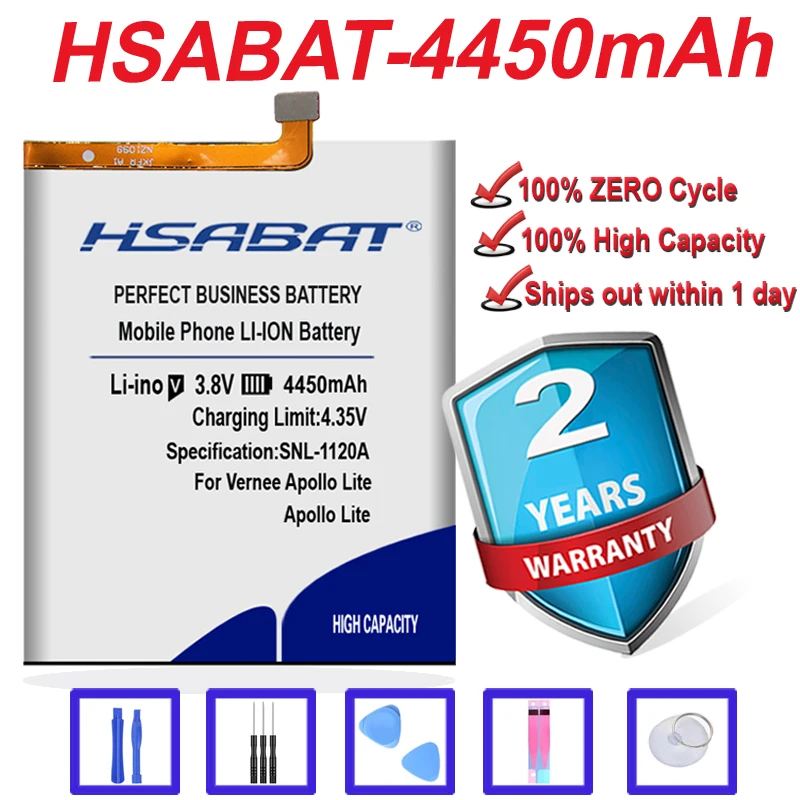 Топ бренд 100% новый 4450mAh SD456074PE Аккумулятор для Vernee Apollo/Apollo Lite Apollo в