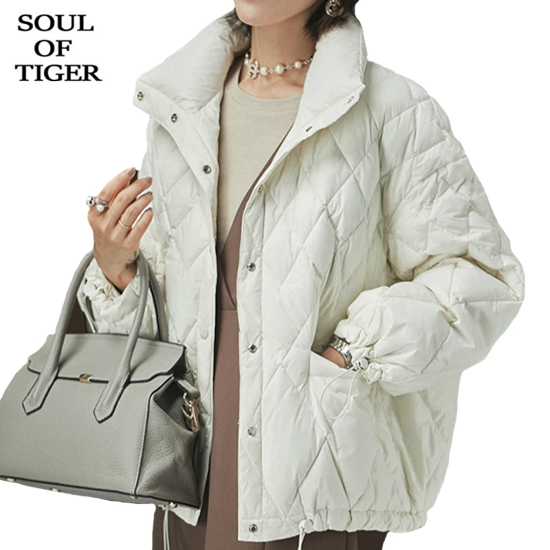SOUL OF TIGER новые корейские модные женские повседневные пальто теплые зимние