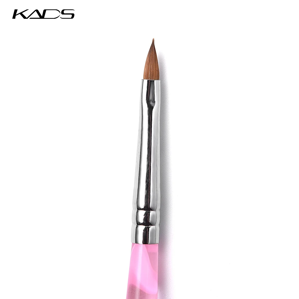 KADS 2 # акриловая кисточка для ногтей Kolinsky УФ гель рисования точечная ручка кисть