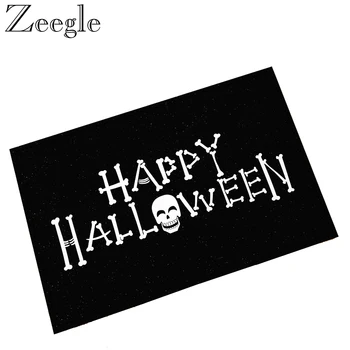 

Zeegle Floor Mat Doormat Halloween Indoor Mat Non-slip Bathroom Carpet Bedroom Rug Absorbent Hallway Carpet Foot Mat Outdoor Rug