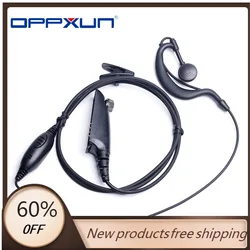 VOX PTT Earpiece Headset for Motorola HT750 HT1250 GP328 GP329 GP340 GP380 MTX850 PRO5150 Walkie Talkie Portable Radio Earhook