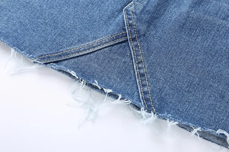 Cross Border WOMEN'S Dress Summer New Style AliExpress Amazon Denim Skirt Women's High-waisted Versatile Short Skirt Fashio