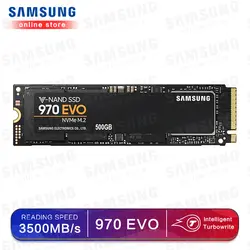 Samsung Ssd M.2 1 ТБ 250 ГБ 500 970 Evo Plus Nvme Внутренний твердотельный накопитель на жестком диске M2 2280 Mlc Pcie Gen 3,0X4 Nvme 1,3