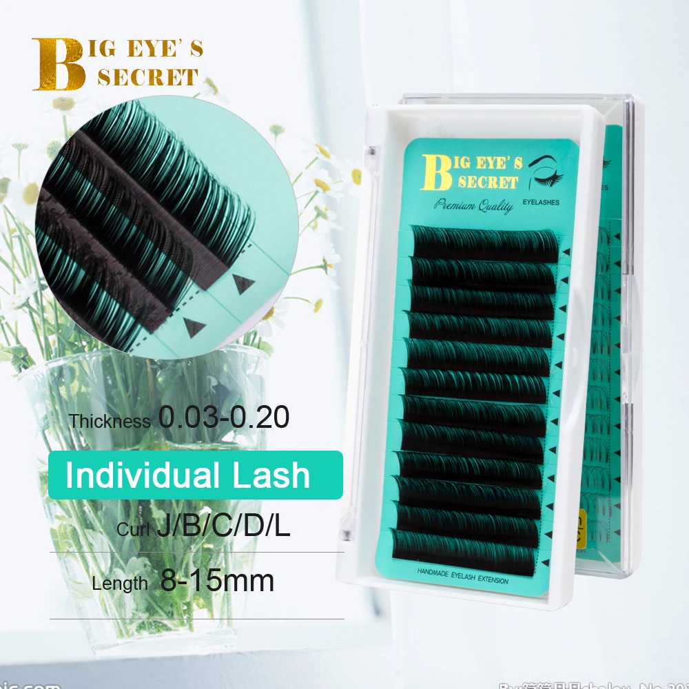Big Eye's Secret Eyelash Extension Faux Mink Individual Lashes Soft Eye False Eyelashes | Красота и здоровье
