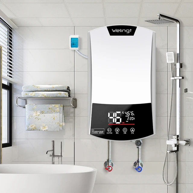 Ce Certificate Energy-Saving Small Portable Induction Tankless Geyser  Bathroom Hot Instant Electric Water Heater For Shower - AliExpress