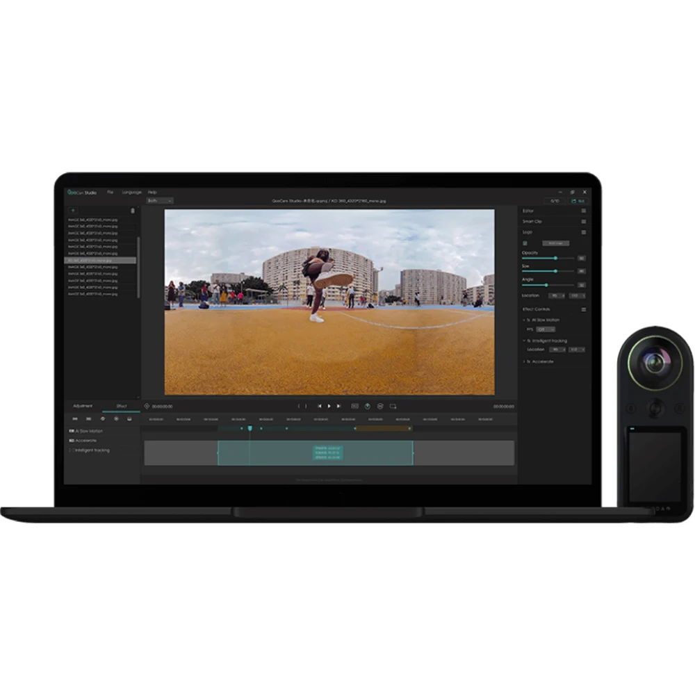 Presale KanDao QooCam 8K 360 камера карманная VR камера 120fps 30MP панорама фото 2,4 ”сенсорный экран 360 градусов прямая трансляция