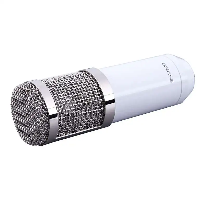 RISE-Professional BM-800 Condenser Microphone Dynamic Mic Sound Audio Studio Recording Microphone With Stand Shock Mount