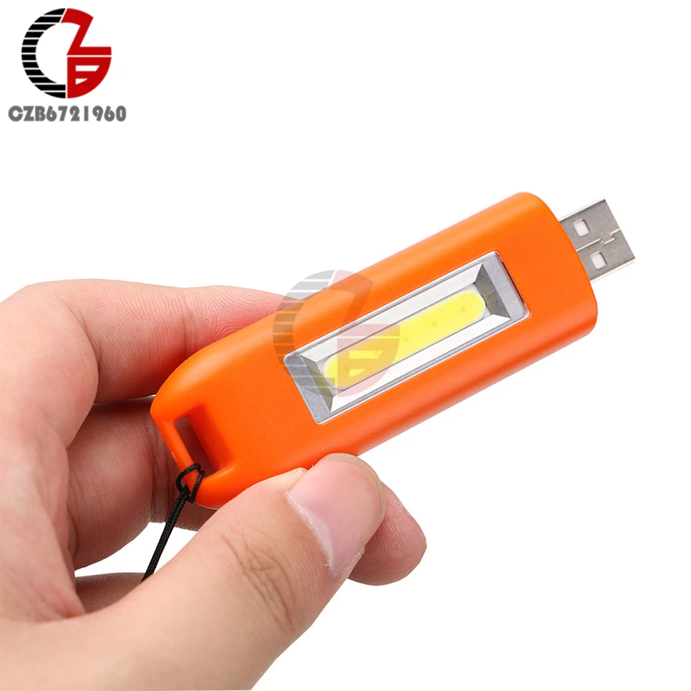 3 режима перезаряжаемый миниатюрный usb-светодиод рабочий свет портативный COB светодиодный брелок для ключей лампа высокой низкой вспышки для чтения лампа-светильник для чтения книг
