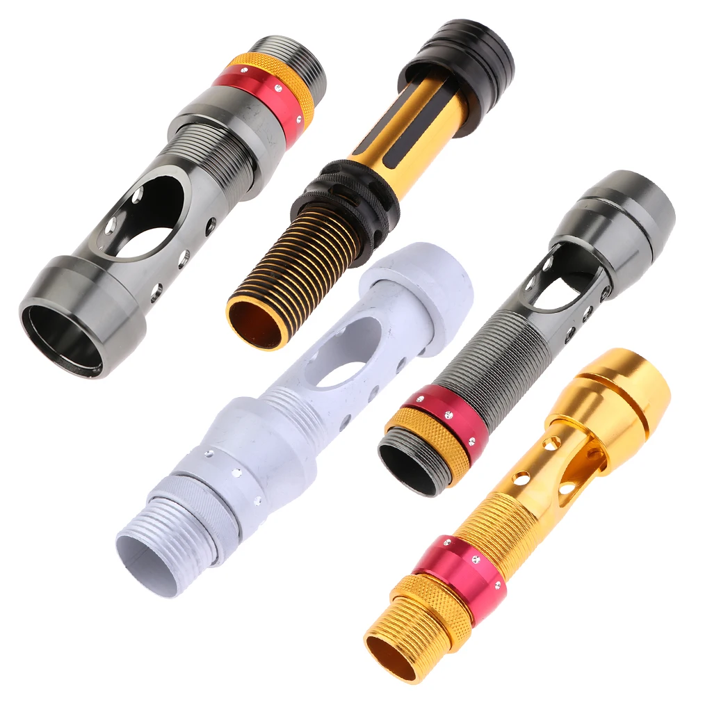 Aluminum Alloy Fishing Reel Seat DIY Handle Fishing Rod Building Repair Kit Casting Rod Reel Seat Making Material