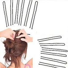 20 шт Заколки для волос 5/6/7 см волос кухонное завитое U-образный зажим для волос черный Заколки для волос кудрявый Barette Cheveux волос Парикмахерские ножницы