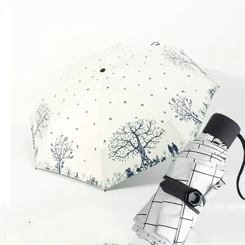 

Mini Pocket Umbrella Rain Woman Parasol 8K Men's Umbrella Waterproof Folding Umbrellas Women Compact Rain Umbrella five-folding