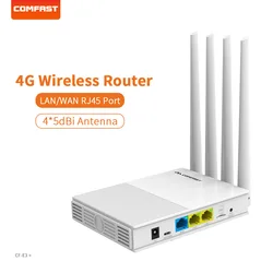Routeur WiFi 4G LTE FDD/TDD, carte Sim 150Mbps, déverrouillage, couverture WiFi extérieure avec antennes externes, WAN/LAN RJ45 E3 AP 