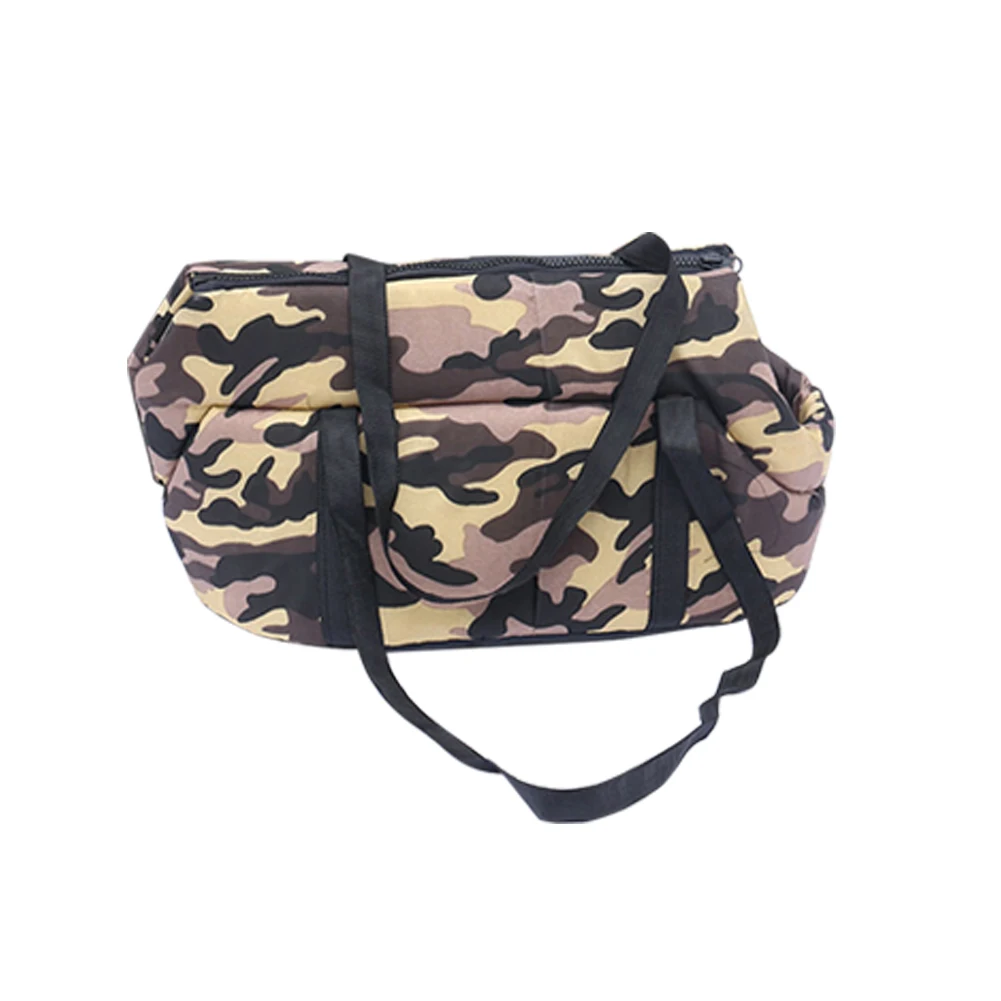 Дорожная сумка для щенка, сумка для сна, устойчивая к грязям, камуфляжная переноска для собак, сумка на плечо, модная сумка для домашних животных на молнии, подарок, многофункциональная