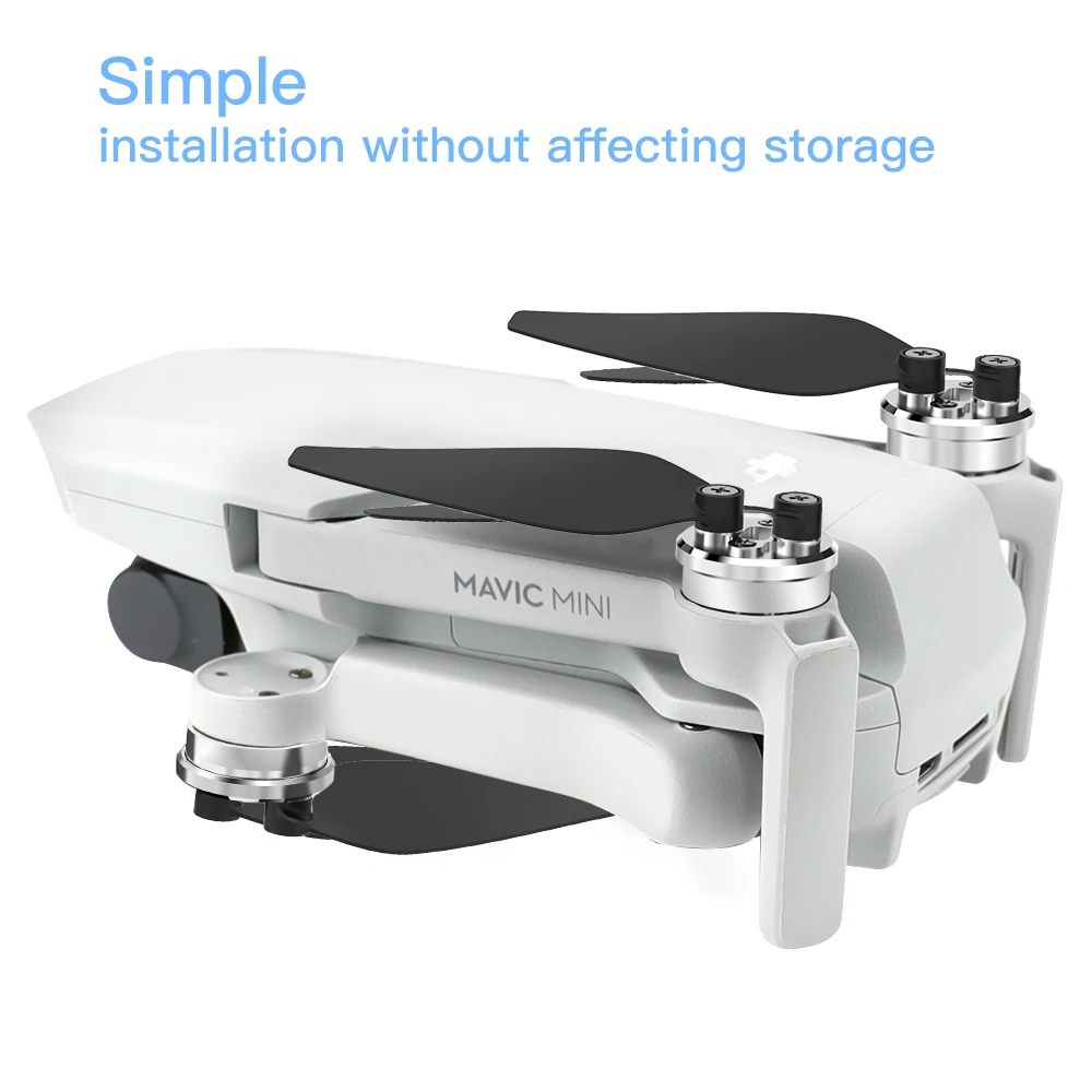 JINSERTA 4 шт./компл. крышки двигателя DJI Mavic Мини пыле весло защита для DJI MAVIC мини алюминиевого сплава протектор