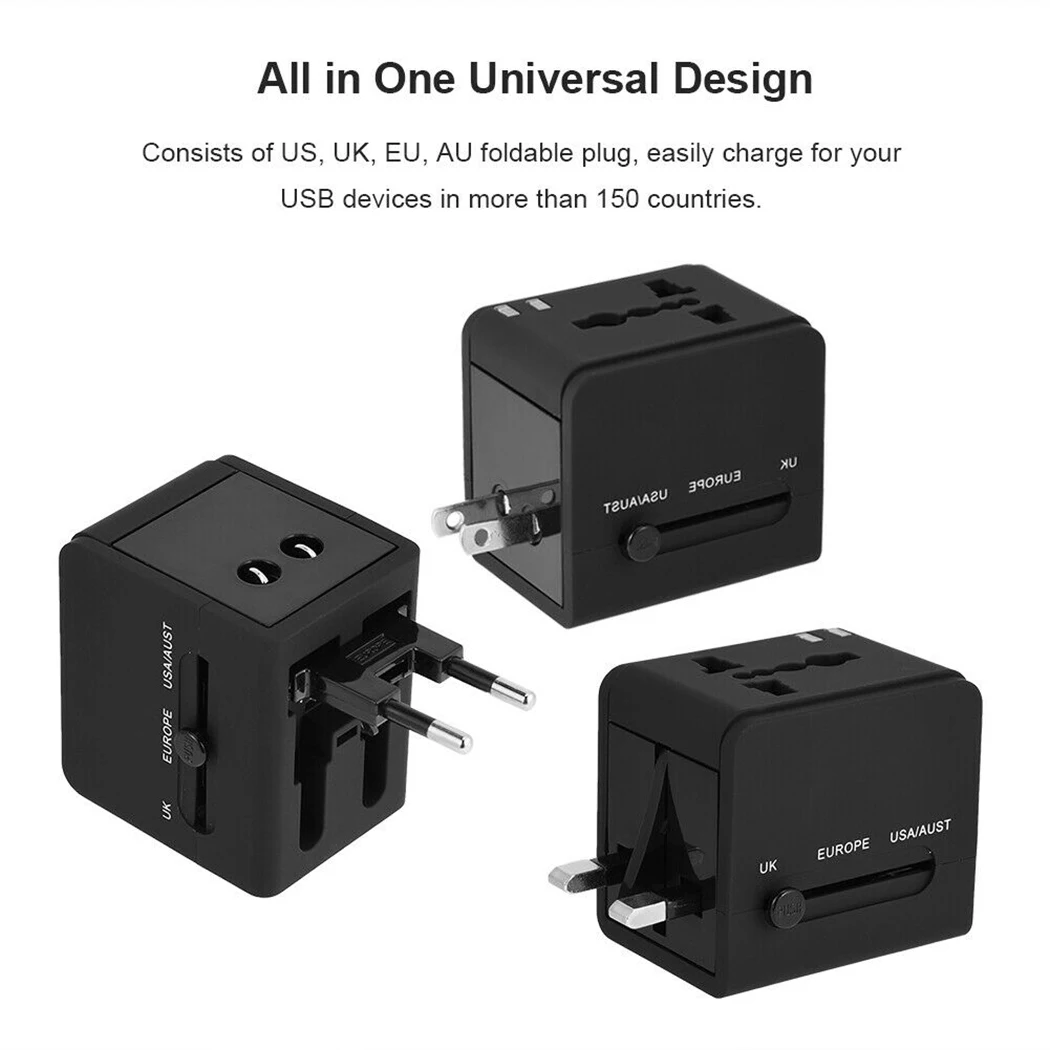Адаптер для путешествий 2USB