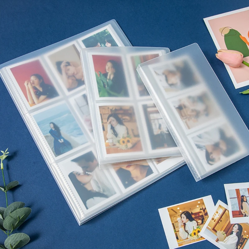 Mini Photo Album 3inch Photos Capacity Picture Case Container for Home Outdoor Traveling Photography Card J27 21