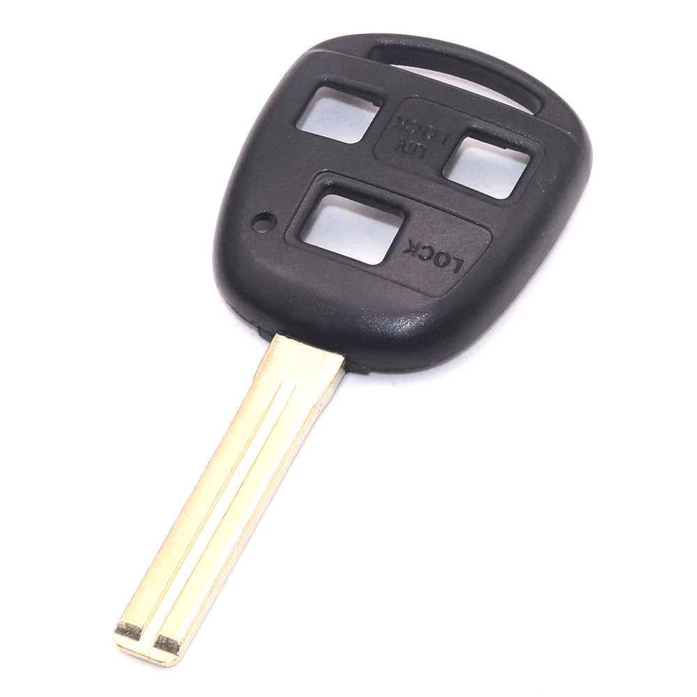 3 Button Car Remote ABS Key Case Key Shell Fob Replacement CLBTC2452002 For Lexus GX470 GS300 GS400 RX350 ES300 RX300 SC430 (4)