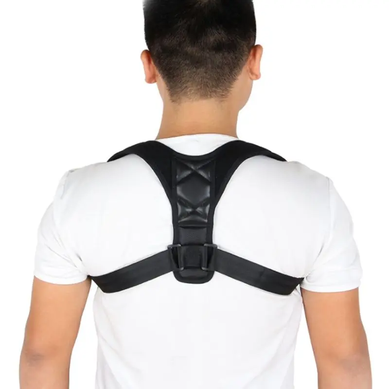 

Unisex Posture Corrector Adjustable Upper Back Clavicle Support Corset Invisible Shoulder Brace Belt for Pain Relief Alignment