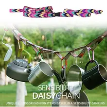 Multifunctional Clothesline Lengthened Outdoor Hanging Rope for Camping