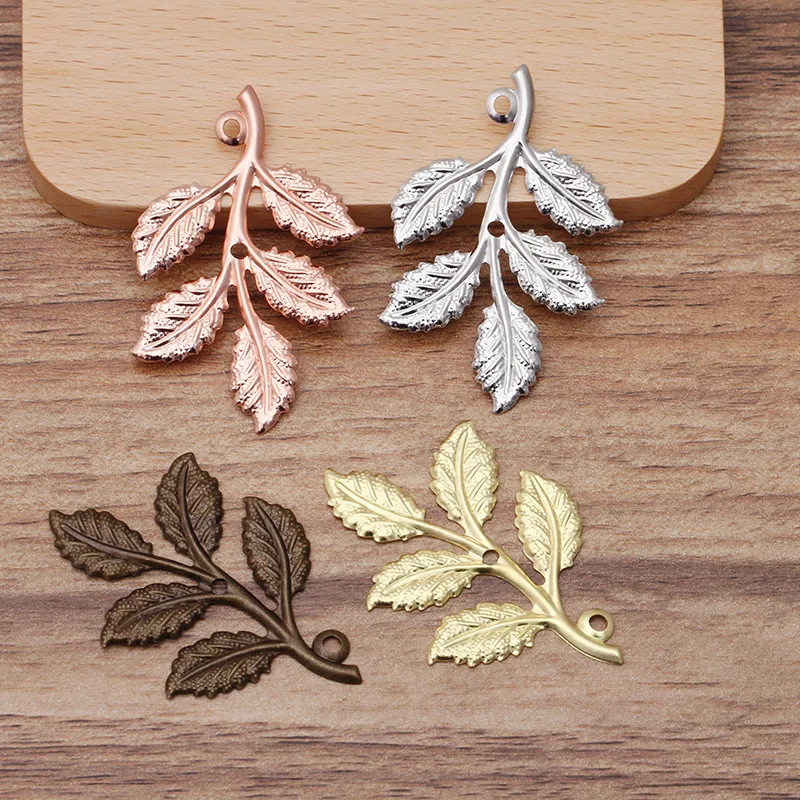 50pcs-32x50mm-Gold-Silver-Plated-Leaf-Filigree-Hollow-Out-Leaves-DIY-Hand-Made-Jewelry-Accessories-Wholesale (4)