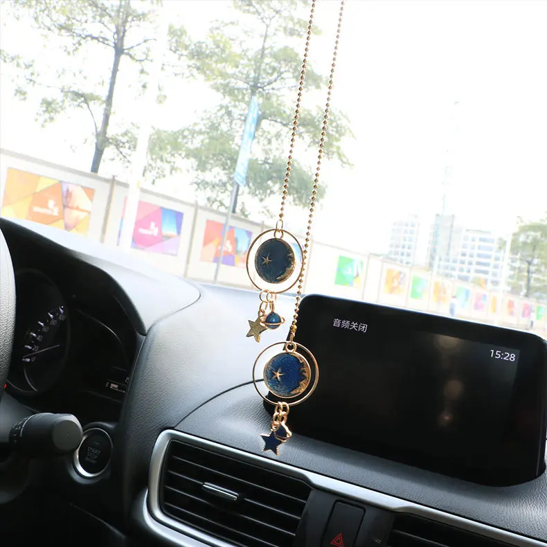 車のペンダント自動バックミラー飾りシンプルな文学装飾車室内装飾のための車のアクセサリー Ornaments Aliexpress