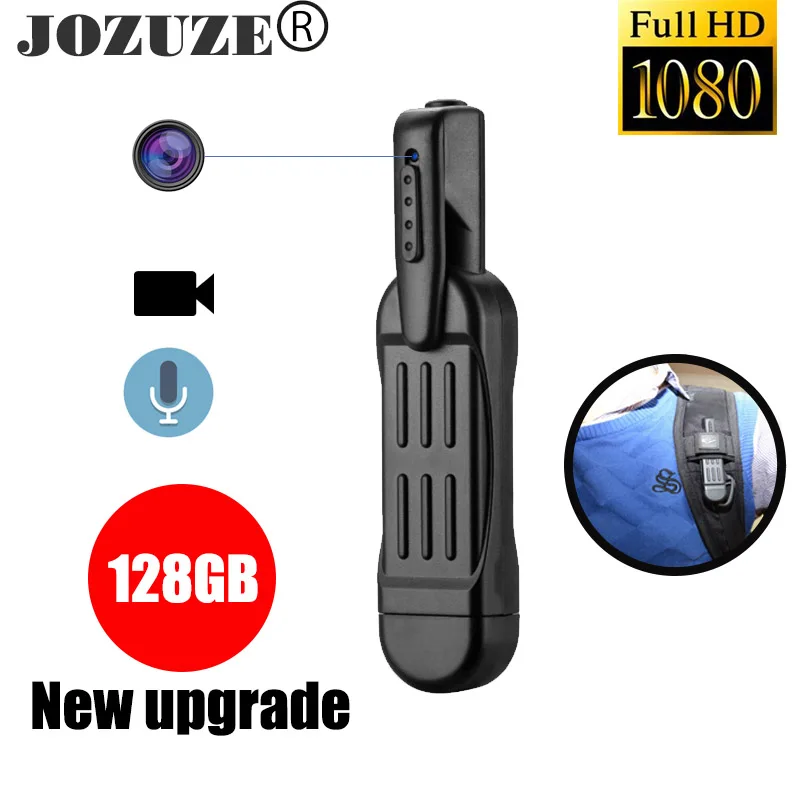JOZUZE мини Камера T189 Ручка Full HD 1080P Secret носимых боди Арта цифровой видеорегистратор