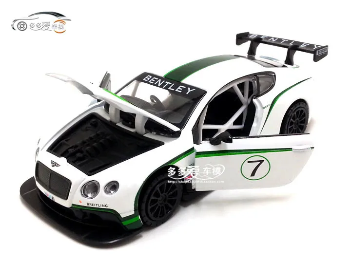 Caipo 1:32 Bentley Континентальный GT3 сплав автомобиль модель гоночной машины звук и свет ВОИН детская игрушка автомобиль 34