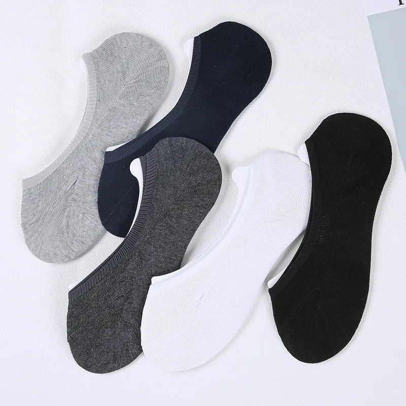 

LR/Lazy 2018 Spring And Summer Antibacterial No-show Socks MEN'S Invisible Socks Solid Color Style Short Socks Cotton Socks Whol